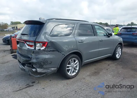2023 Dodge Durango Gt Plus Awd из США, поврежденный, VIN 1C4RDJDGXPC602860